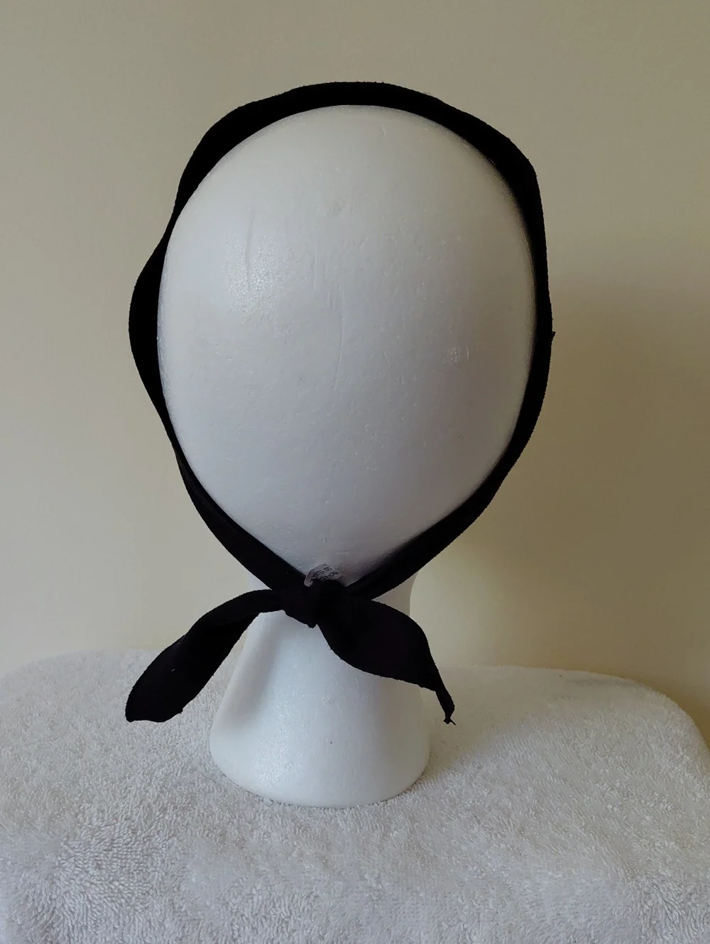 Black Lattice Tie-Back Headband - Women Accessories
